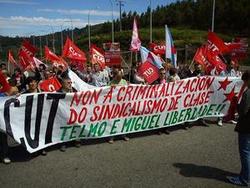 Mobilización da CUT diante da cárcere da Lama / Diario Liberdade CSAMT