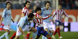 Un momento do encontro entre o Celta e o Atlético/ futbolistadigital.com