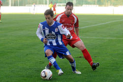 O Fabril nun momento do econtro contra o Betanzos