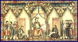 Unha das ilustracións das cantigas medievais