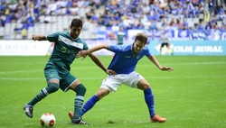 Imaxe do partido do Coruxo no Tartiere. / realoviedocf.esentre Oviedo 