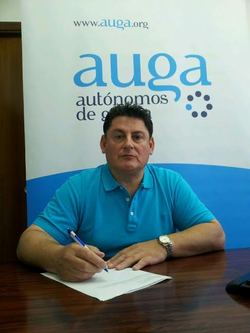 O presidente de Autónomos de Galicia, Auga, Lisardo Domínguez