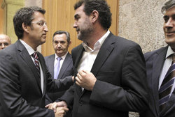 Feijóo e Quintana, cando o segundo era vicepresidente da Xunta