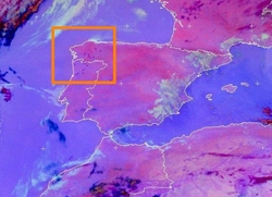 Zona noroeste da Península Ibérica/ eltiempo