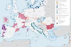 Mapa da incidencia do roaming