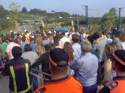 Acto de homenaxe das vítimas do accidente do Alvia en Angrois un ano despois da traxedia