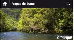 Captura da app dos parques naturais de Galicia