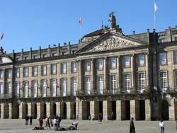 Pazo de Raxoi, sede do Concello de Santiago
