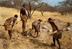 Tribo de cazadores africanos