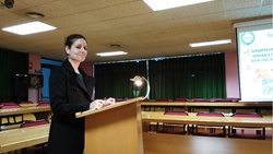 A investigadora Ana Pérez Creo / USC. 