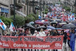Manifestación da CIG en Vigo o Día do Traballador 2015