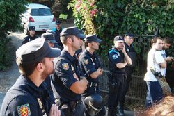 Policía no derrubo en Reza /Javier Fraiz Twitter