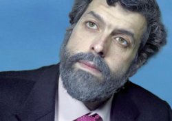 Carlos Meixide caracterizado como Mariano Rajoy