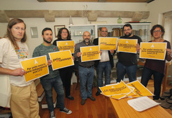 Representación de algunhas das organizacións asinantes iniciais do manifesto Galiza con Catalunya /mardelumes.org