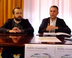  O alcalde de Lalín, Rafael Cuíña, e o catedrático de Historia Contemporánea da USC Lourenzo Fernández Prieto