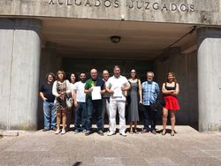 Denuncia que os membros da Xunta de Persoal da Xunta presentaron nos xulgados de Santiago sobre unhas oposicións de Turismo / CIG Autonómica