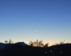 Meteorito fotografado onde en Euskadi / Gorka Hermoso Twitter