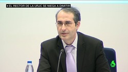 Fernando Suárez Bilbao, reitor da URJC / La Sexta