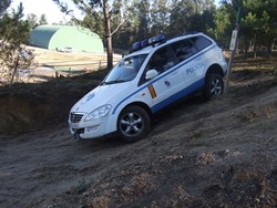 Vehículo da Polícia Autonómica de Galicia