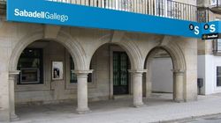 Oficina do Banco Sabadell en Galicia.