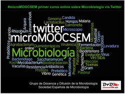 Primeiro curso en liña vía Twitter sobre microbioloxía.