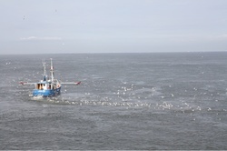Barco pesqueiro no Atlántico Norte / USC. Barco pesqueiro no Atlántico Norte / USC. / Europa Press