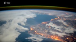 Imaxe de Galicia tomada dende a Estación Espacial Internacional / Tim Peake - ESA.