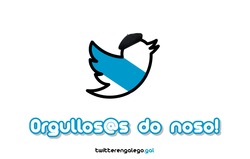 A iniciativa Twitter en Galego (@chio_en_galego).