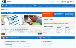 Portal telemático no que consultar o prensentar a declaración da renda / Ministerio de Hacienda