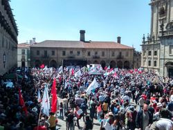 Manifestación de Queremos Galego o 17 de maio en Compostela / EP