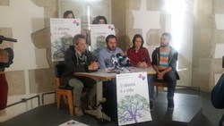 Rolda de prensa de presentación da manifestación de 2016 de Queremos Galego