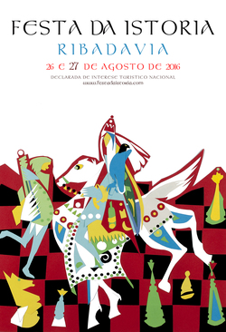 Cartel da Festa da Istoria de Ribadavia 2016