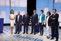 Os candidatos de PPdeG, PSdeG, En Marea, BNG e C