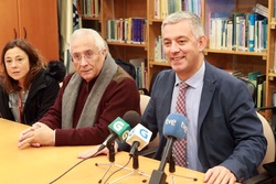 Ou Secretario Xeral De Política Lingüística, Valentín García, E Ou Presidente / Europa Press