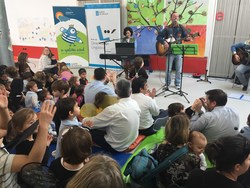 Celebración do Día Internacional da Lingua Materna nunha escola infantil de Santiago / Europa Press.