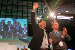 Moreno e Núñez Feijóo no Congreso Andaluz / Europa Press