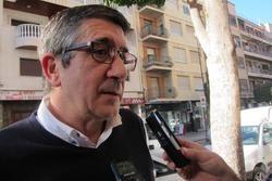 Patxi López atendendo aos medios en Sumidoiro / Europa Press