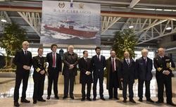 Freire entrega en Vigo un oceanográfico a Perú. / Europa Press