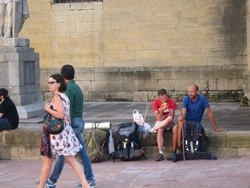 Peregrinos do Camiño. Turistas / Europa Press