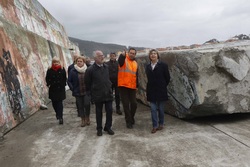 Quintana na súa visita ao dique da Guarda / Europa Press
