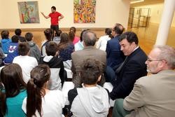 O conselleiro de Cultura,Román Rodríguez, no CGAC / Europa Press