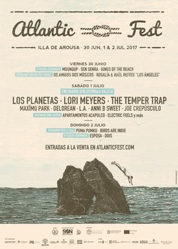 Cartel completo do Atlantic Fest / Europa Press