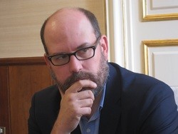 O alcalde de Santiago, Martiño Noriega, nunha entrevista con Europa  Press / Europa Press
