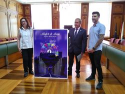Eros Martinho, gañador do concurso de carteis de Monforte de Lemos