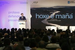 Feijóo na presentación da estratexia contra o cambio climático / Europa Press