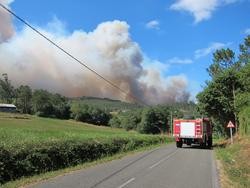 Incendio en Santiago de Compostela / Europa Press