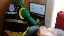 Operación Policía pornografía infantil. POLICÍA NACIONAL