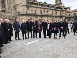 Placa conmemorativa do 25 aniversario do Camiño Patrimonio Mundial / Europa Press