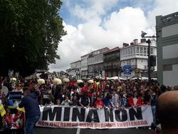 Manifestación en Santiago contra a Mina de Touro - O Pino / Europa Press