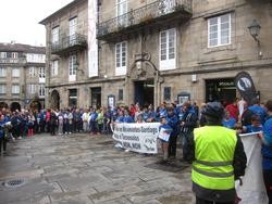 Manifestación de veciños afectados polo vertedoiro de Miramontes / Europa Press